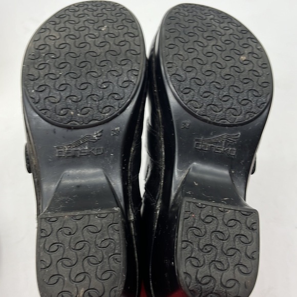 Dansko Black Leather Slip On Clog Sz 38. DAN1512C - Picture 6 of 7